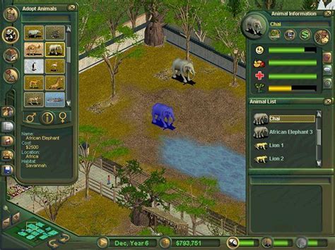  Zoo Tycoon! Lär dig att hantera djur och parkadministration i detta klassiska simuleringsspel.