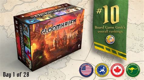  Gloomhaven - Ett episkt äventyr för samarbetslystna strategi-fanatiker!